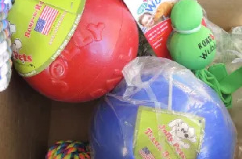 Random wishlist items in a box.