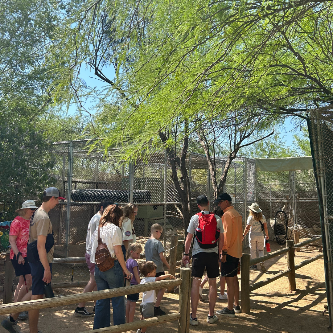 Visitors of the Conservation Center